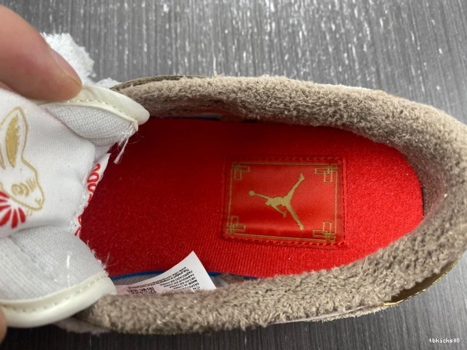 Reps TBkick of DV1312-200 Jordan the Air 1 OG Year Low Retro Rabbit 0823